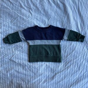 Hanna Andersson Colorblock Baby Toddler Sweatshirt
